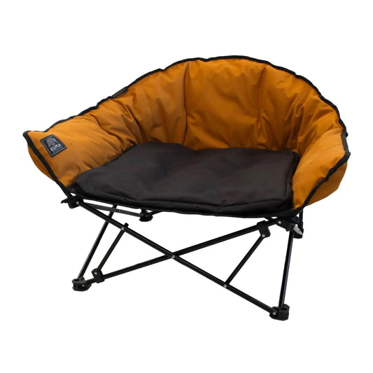 Kuma Outdoor Gear Lazy Bear Dog Bed with Carry Bag Ultimate Portable Luxury Outdoor Dog Bed for Camping Glamping & Outdoor Adventures (Sierra/Black)